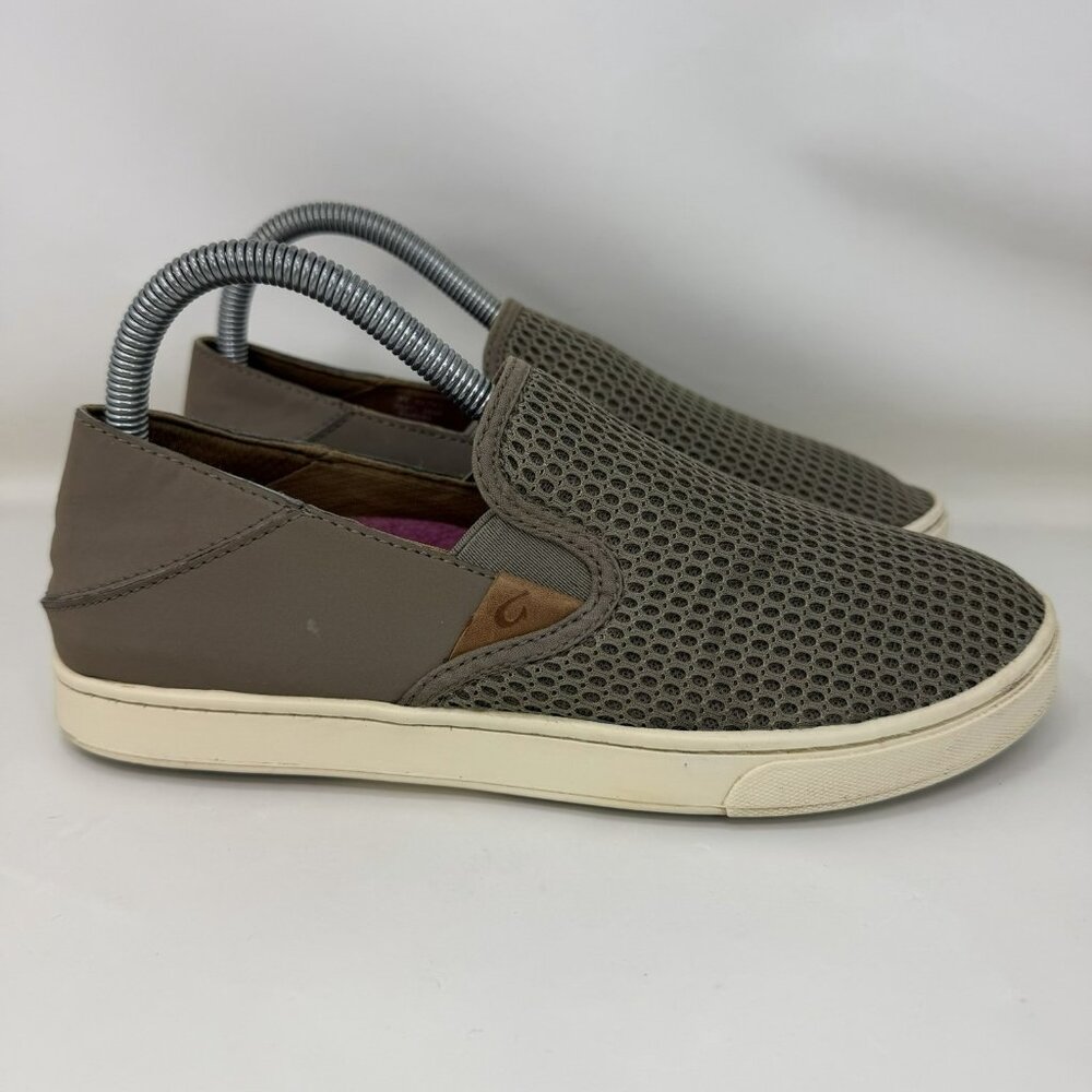 OluKai Pehuea Sneakers Brown Women’s Size 8 - Picture 1 of 7